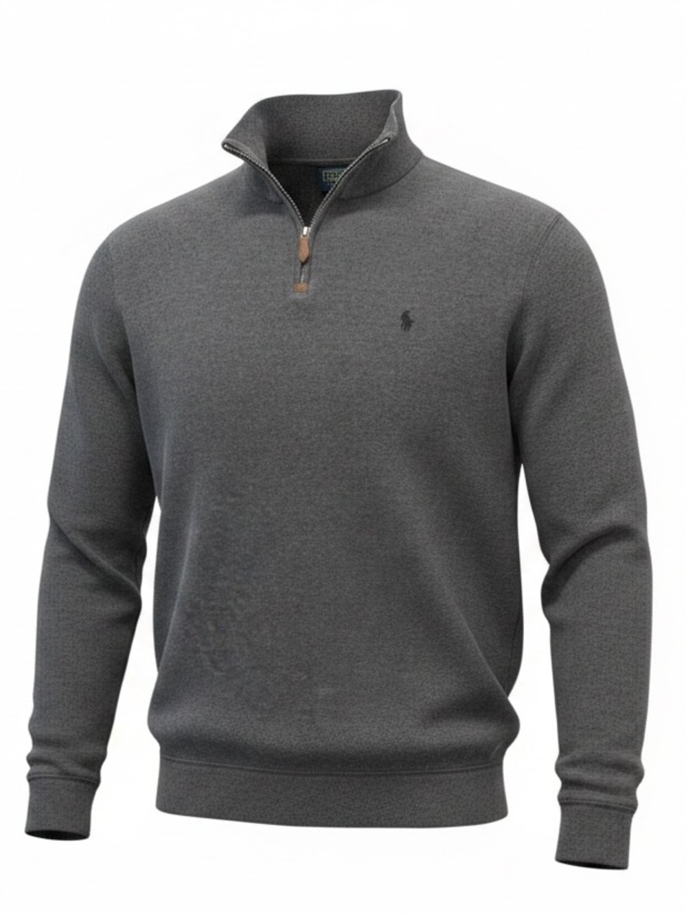 Polo Ralph Lauren Gray Quarter Zip Sweater Men’s XL Cotton Pullover